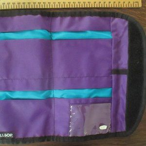 Vintage 3.5 Floppy Disk folding case with pockets